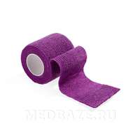 Бинт эластичный, самофиксирующийся, фиолетовый, 5 см*4.5 м, FlexMed