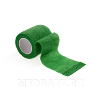 Бинт эластичный, самофиксирующийся, зеленый, 5 см*4.5 м, FlexMed