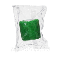Бинт эластичный, самофиксирующийся, зеленый, 5 см*4.5 м, FlexMed