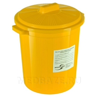 Бак 12 л для медицинских отходов, желтый