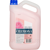 Мыло жидкое Кремона, крем-мыло, розовое масло, 5 л, (666371)