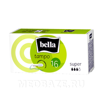 Тампоны Bella Super, 3 капли, в зеленой упаковке, 16 шт/уп
