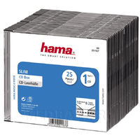 Бокс для CD/DVD дисков Hama (842408), 25 шт/уп