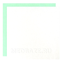 Крепированная бумага 1000*1000 мм, белая/зеленая, DGM, 250 шт/уп