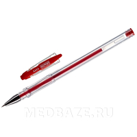 Ручка гелевая Attache City, 0.5 мм, пластик, красная (131239)