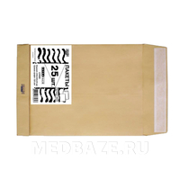 Конверт Extrapack 229*324 мм, С4, стрип, крафт, коричневый (76391), 25 шт/уп