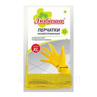 Перчатки хозяйственные, размер XL, желтый, (603786), Любаша
