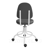 Кресло винтовое с мягким сиденьем на колесиках КР01Т, сиденье 50 мм, Инмедикс