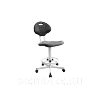 Стул (кресло) лабораторный, сиденье и спинка полиуретан КР10-2/К, Инмедикс