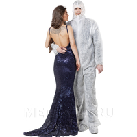 Комбинезон Каспер, одноразовый, пл. 40 г/м2, р-р XL, белый, (40XL/РБ), Медбонд, 2 шт/уп