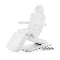 Кресло косметологическое электрическое Med-Mos ММКК-4 (КО-185DP) белый с ножной педалью и пультом управления