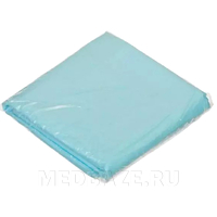СМС Простыни в пачке, пл. 25 г/м2, 70*80 см, голубой, (HL-P78), 50 шт/пачка