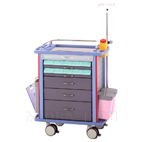 Тележка медицинская для анестезиолога, реаниматолога, BLQ 002-24, Pukang Medical