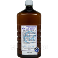 Дезин (Хлоргексидин 20%) 1 л, антисептик, концентрат, Дезиндустрия