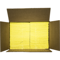 Нагрудники стоматологические ламинированные, 45*33 см, желтый, 500 шт/уп