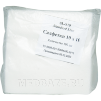 СПС салфетки в пачке, 10*10 см, (SL-S10), 100 шт/уп