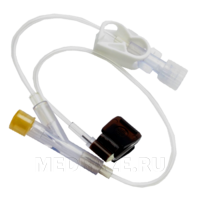 Игла Губера 22G, 20 мм с удлинителем (LR2220Y), FB Medical Huber