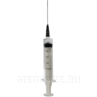 Шприц инъекционный 3-х комп. одноразовый Бинови 5 мл 22G 0.70*38 мм, с иглой (BSYR522G-1), Хуайань Сити Хэнчунь, 90 шт/уп