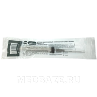 Шприц инъекционный 3-х комп. одноразовый Бинови 5 мл 22G 0.70*38 мм, с иглой (BSYR522G-1), Хуайань Сити Хэнчунь, 90 шт/уп
