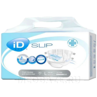 Подгузники для взрослых iD Slip Basic Ультра, размер L, Ontex, 30 шт/уп