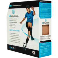 Бинт кинезиотейп BB Tape Max, усиленная фиксация, бежевый, 5 см*32 м