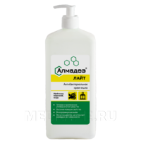 Алмадез-лайт, антибактериальное крем-мыло, дозатор-насос, 1 л