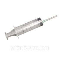 Шприц инъекционный 3-х комп. одноразовый 50 мл 18G 1.20*38 мм, Луер Лок, Protos, 20 шт/уп