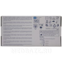 Перчатки нитриловые NitriMax, размер М, голубые, 50 пар/уп