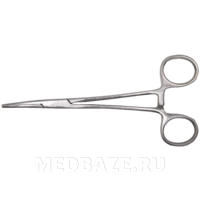 Зажим кровоостанавливающий Москит 150 мм, изогнутый (J-17-058), Сурджикон