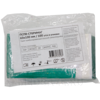 Пакет для стерилизации самоклеющийся (комби) 60*100 мм ПСПВ, МедТест, 100 шт/уп