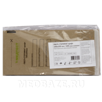 Пакет для стерилизации самоклеющийся (крафт) ПБСП 100*200 мм, МедТест, 100 шт/уп