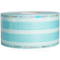 Рулон для стерилизации комбинированный со складкой 100 мм*50 мм*100 м, DGM, 10 м/рул