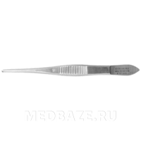 Пинцет многоразовый хирургический глазной большой прямой 100*0.6 мм (П-37-613)