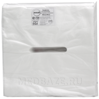 СПС салфетки в пачке, с отверстием, для массажа, 40*40 см, (201015), Areal, 100 шт/уп