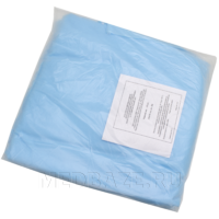 Наволочка одноразовая, СМС, плотность 25 г/м2, 70*70 см, голубой, Индикон, 10 шт/уп