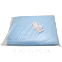 СМС простыни в пачке, плотность 25 г/м2, 70*80 см, голубой, (HL-P78), 50 шт/пачка