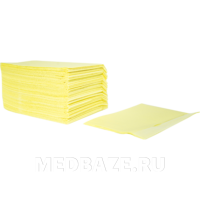 Нагрудники стоматологические ламинированные, 45*33 см, желтый, Euronda Monoart, 500 шт/уп