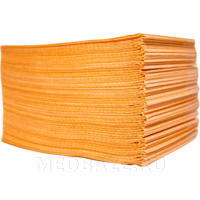 Нагрудники стоматологические ламинированные, 45*33 см, оранжевый, Euronda Monoart, 500 шт/уп