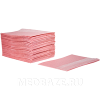 Нагрудники стоматологические ламинированные, 45*33 см, розовый, Euronda Monart, 500 шт/уп