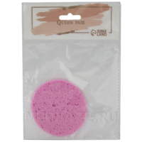 Губка спонж для умывания, целлюлоза, круглая, микс, (9746924), Sima Land