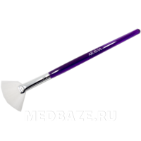 Кисть для нанесения масок, длина 165 мм, искусст. белая щетина (1307) ARAVIA