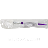 Кисть для нанесения масок, длина 165 мм, искусст. белая щетина (1307) ARAVIA