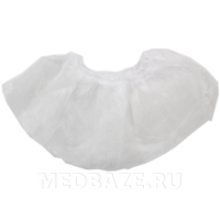 Носки бахилы одноразовые, индивид. упаковка пары, белый, (МСП20С/125), Медсервис Плюс/Новгород, 50 пар/уп