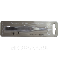 Пинцет для педикюра YOKO 114 мм, подологический, осколочный Y SP 014