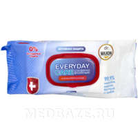 Салфетки влажные dr.Waxon Everyday Care с клапаном, антибактериальные (4603773193199), Практические решения, 80 шт/уп