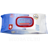 Салфетки влажные dr.Waxon Everyday Care с клапаном, антибактериальные (4603773193199), Практические решения, 80 шт/уп