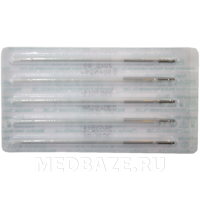 Игла акупунктурная с направителем одноразовая 0.30*50 мм, с ручкой из стали, Субал, 100 шт/уп