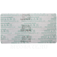 Игла акупунктурная без направителя одноразовая 0.30*40 мм, Субал, 100 шт/уп
