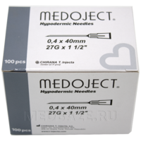 Игла инъекционная 27G 0.40*40 мм Medoject (CH27112), Chirana, 100 шт/уп