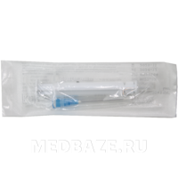 Шприц инъекционный 2-х комп. одноразовый KD-Ject 2 мл 23G 0.60*30 мм, с иглой (802229R), 100 шт/уп